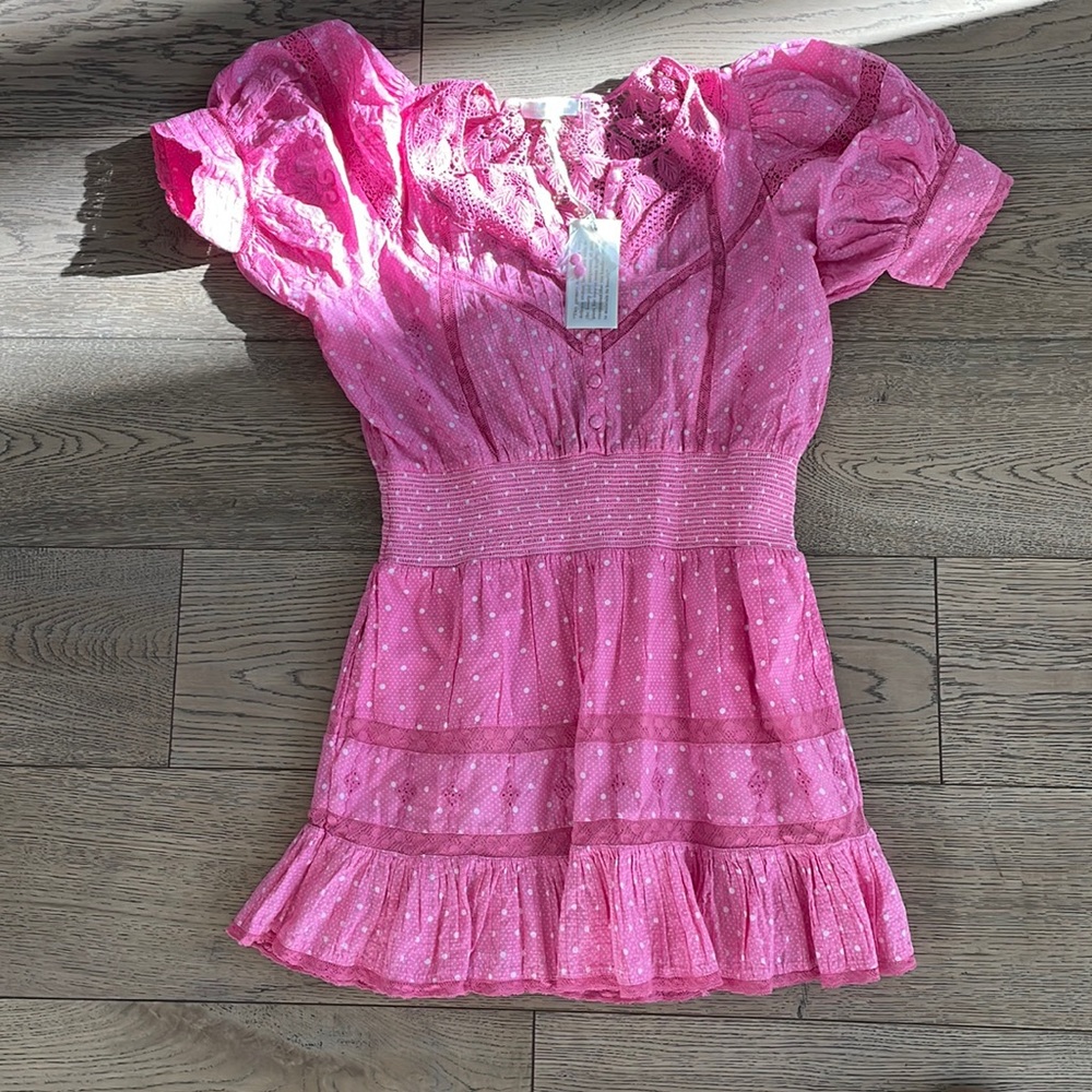 new with tags love shack fancy fun dress